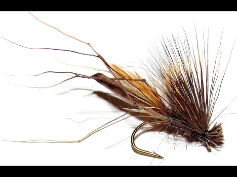 Видео: Мушка комар   истребитель голавля. Вязание мушек