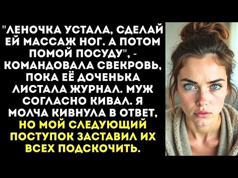 Видео: "Моя дочь - королева, а ты прислуга! Убери за ней!" - приказала мне свекровь.