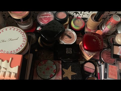 Видео: Моя шокирующая коллекция румян. 1 часть.