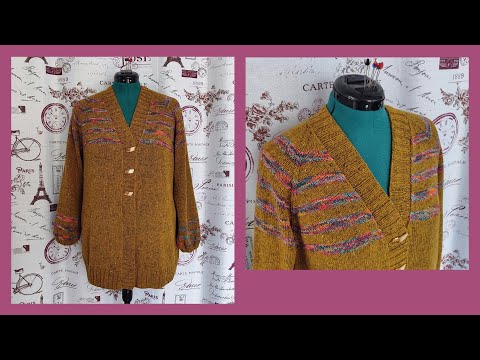 Видео: Как вязала «Твидовый» кардиган/Описание