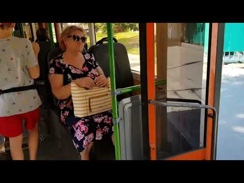 Видео: Городской транспорт обзор города Саратов лето 2022. Лето июль.