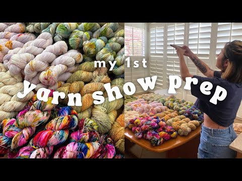 Видео: окрашивание 100 мотков пряжи | подготовка малого бизнеса, отправка пряжи в магазины!