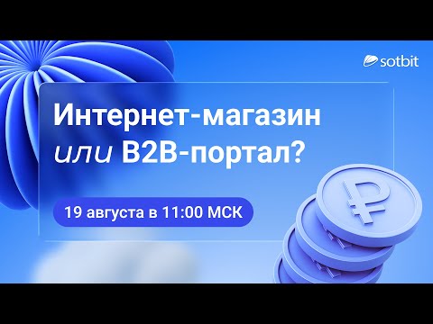 Видео: Интернет-магазин vs B2B-портал! Что выбрать для B2B-продаж?