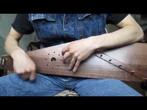 Видео: Крыловидные гусли , 9 струн . Пример звучания .