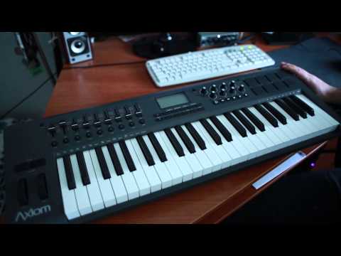 Видео: Видеообзор миди клавиатуры M-AUDIO AXIOM 49