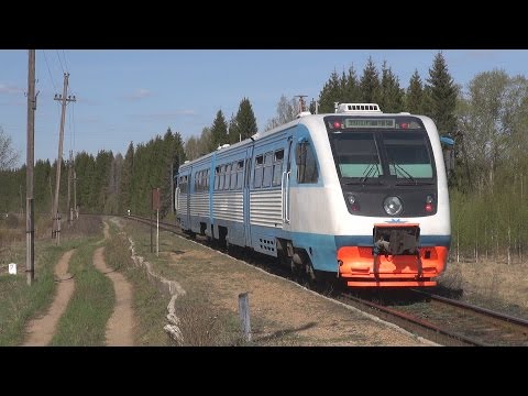Видео: Бологое-Полоцкая ж.д: между Горовастицей и о.п.14 км (05.2015)