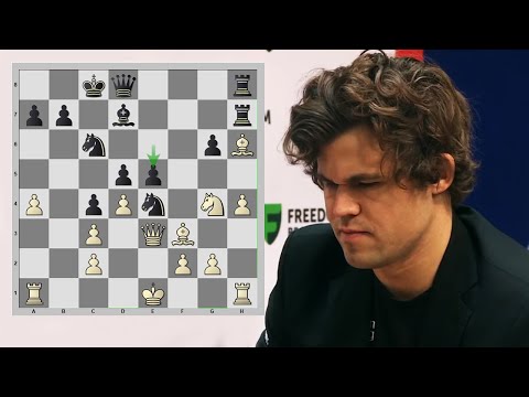 Видео: Магнус КАРЛСЕН - виртуоз Французской защиты! Чемпионат мира по рапиду в Алма-Ате