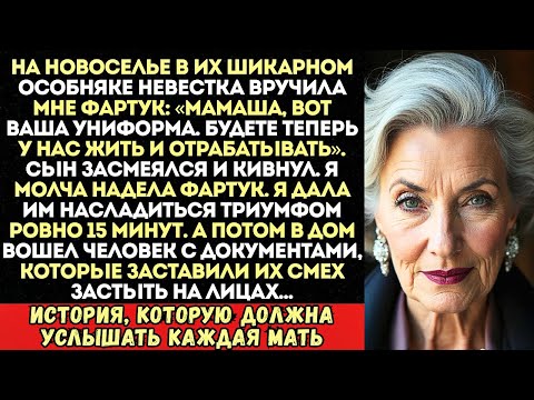 Видео: «Ты будешь нашей прислугой!» — заявила невестка на новоселье. Но она не знала, кто...