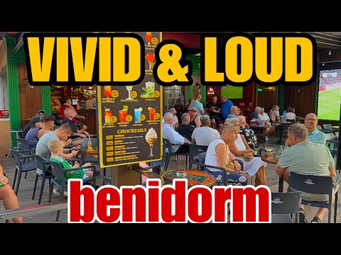 Видео: Бенидорм РИНКОН-де-ЛОЙКС - вечерние бары переполнены! 😀🍺