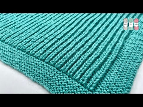 Видео: Как связать детское одеяло в технике «рыбацкое ребро»