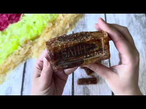 Видео: Советское мыло Банное|ASMR soap