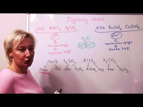 Видео: ЕГЭ. Химия. Гидролиз.
