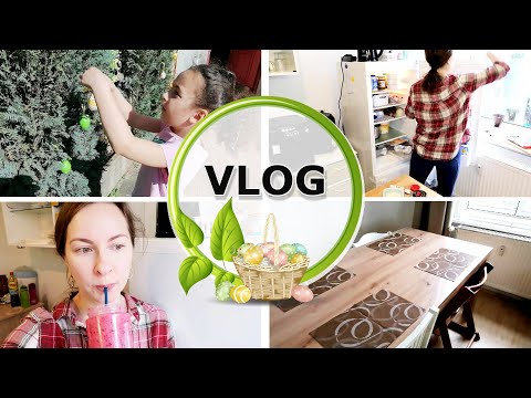 Видео: Наша католическая пасха, новый стол, уборка холодильника и семейные новости