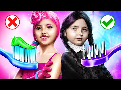 Видео: Венздей Аддамс та Маммі Лонг Легс удочерили дитину