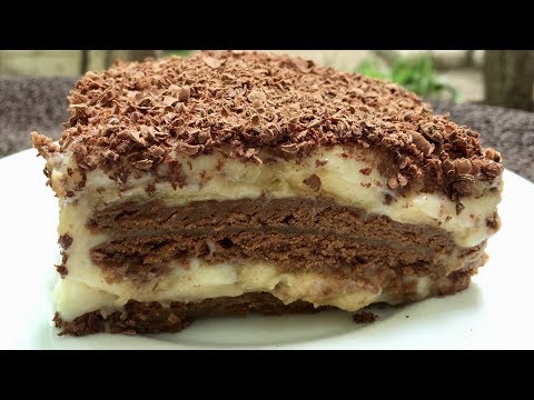 Видео: Банановый торт за 20 мин. Супер быстро но невероятно вкусно!!!