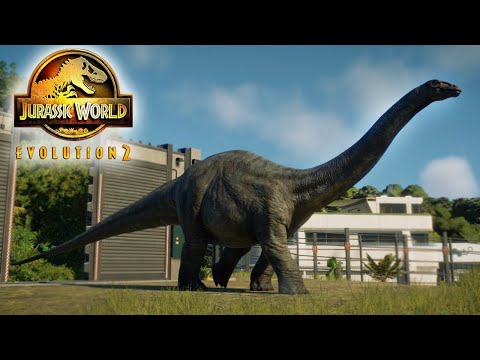 Видео: Jurassic World Evolution 2, парк травоядных #2