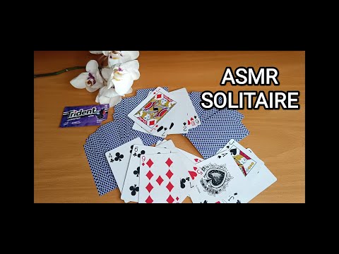 Видео: ASMR SOLITAIRE / АСМР ПАСЬЯНС / CHEWING GUM / ЖУЮ ЖВАЧКУ / КАРТЫ / WHISPER/ ШЕПОТ