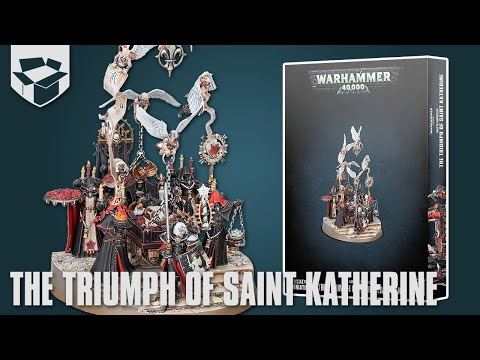 Видео: Распаковка - Adepta Sororitas The Triumph of Saint Katherine