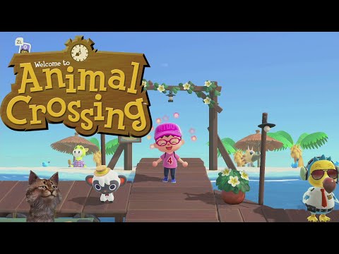 Видео: Курортное бюро, новая работа Animal Crossing: New Horizons. DLC Happy Home Paradise.