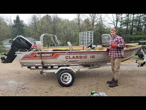 Видео: Заброшенная рыбацкая лодка найдена гниющей снаружи. Можно ли её спасти?