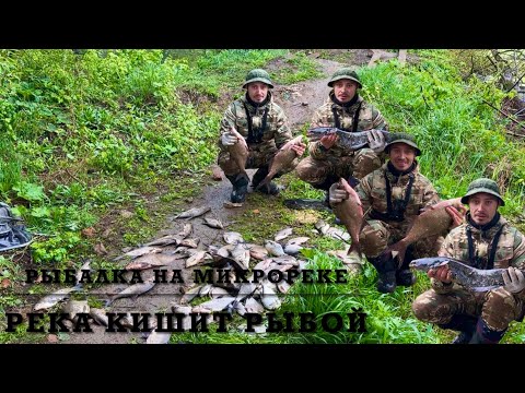 Видео: Рыбалка на МИКРОРЕКЕ.Река кишит рыбой! Не ожидал такой улов!