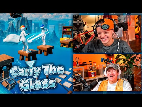 Видео: ПАРАДЕЕВИЧ И ШАХ ИГРАЮТ В CARRY THE GLASS | САМОЕ УГАРНОЕ ПРОХОЖДЕНИЕ😂