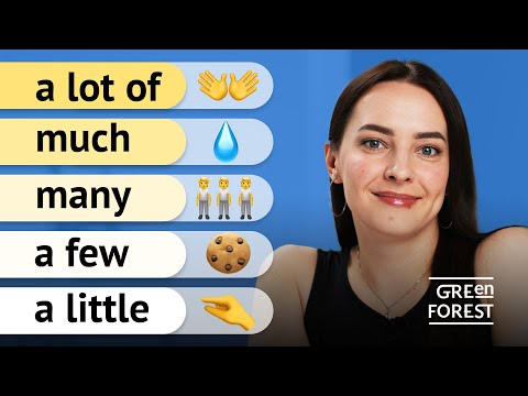 Видео: A lot of, much, many, a few, a little - Quantifiers / Кількісні слова
