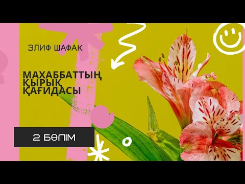 Видео: Элиф Шафак. Махаббаттың қырық қағидасы. 2 бөлім