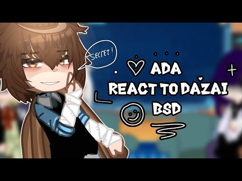 Видео: reaction ADA to Dazai BSD(реакция на Дазая)2 часть будет в субботу про Соукоку 🧡🤎