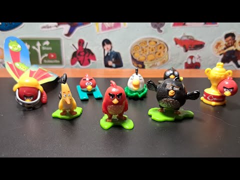 Видео: ANGRY BIRDS из Киндер-Сюрпризов \ Обзор коллекции 2015 - 2016 годов!