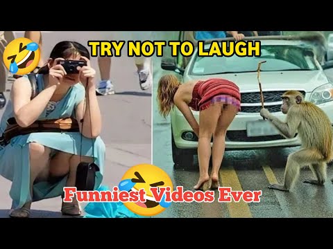 Видео: Попробуй не засмеяться! Челлендж! 🤣 | Самое смешное видео в мире, серия 32