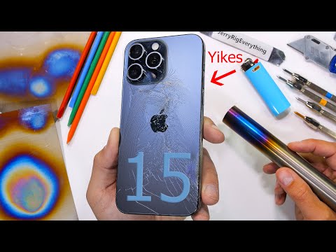 Видео: Будьте осторожны с новым титановым iPhone 15 Pro Max ... Упс!