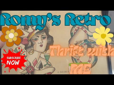 Видео: Ретро-декор из секонд-хенда! Присоединяйтесь ко мне за ПОТРЯСАЮЩЕЙ домашней утварью: столовой пос...