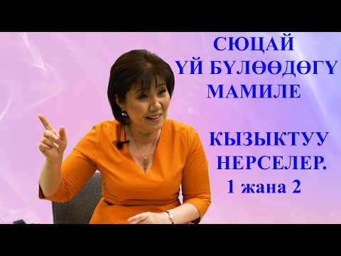 Видео: СЮЦАЙ ҮЙ БҮЛӨӨДӨГҮ МАМИЛЕ ЖӨНҮНДӨ КЫЗЫКТУУ НЕРСЕЛЕР. 1 жана 2 ЧИСЛО.  сюцай кыргызча