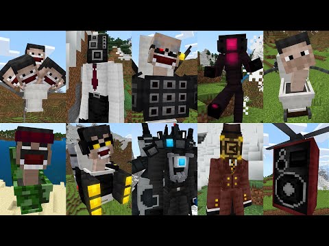 Видео: *ВСЕ ГЕРОИ* Скибиди Вселенной в МАЙНКРАФТ (Часть 2)! Skibidi Toilet