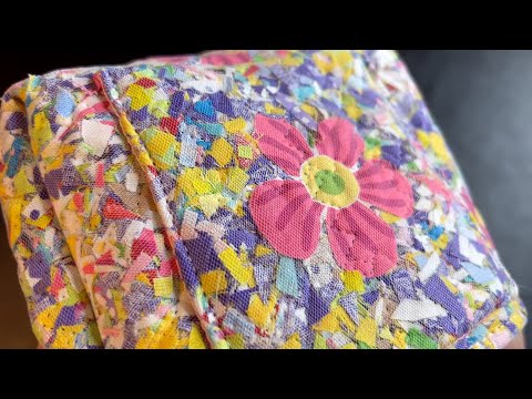Видео: 100% используем ткань без остатков. Потрясающая идея утилизации обрезков! DIY/upcycling