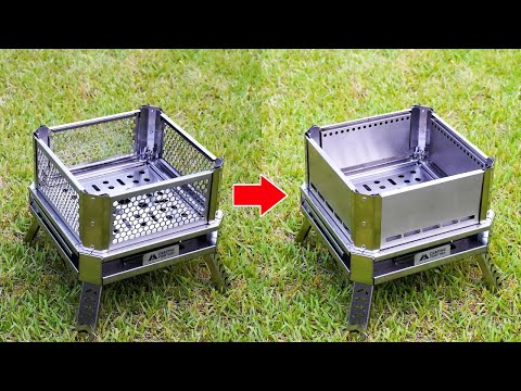 Видео: Распаковка бездымного переносного очага для кемпинга - Вторичное горение - Cassiopeia M