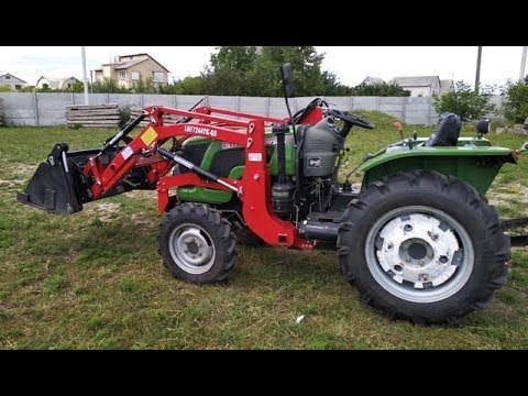 Видео: Продан Трактор Chery-RF244-B с фронтальным челюстным погрузчиком LDFT244TK-QS б/у minitrak.com.ua