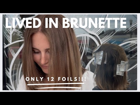 Видео: ВСЕГО 12 ФОЛЬГ!!! Брюнетка с опытом работы | Учебник по ультралёгкому уходу за фольгой