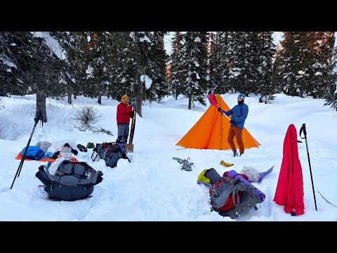 Видео: Зимний поход с печкой и палаткой
