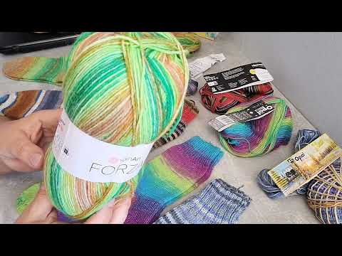Видео: 🧦Готовые работы, носки июня из различной пряжи 🧦🧦🧶🧶