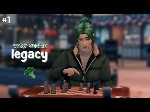 Видео: Новое начало, попытки познакомиться и встреча с толстосумом | Very Veggie Legacy #1 | The Sims 4