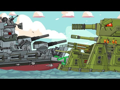Видео: БИТВА ДВУХ ГИГАНТОВ : КВ-44-М2 vs ТИРПИЦ - Мультики про танки