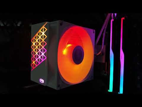 Видео: Вентилятор кулера PCCooler R400 ARGB максимальная частота вращения 2536 rpm