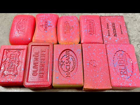 Видео: ASMR SOAP CUTTING Резка крашенного мыла АСМР #asmrsoap