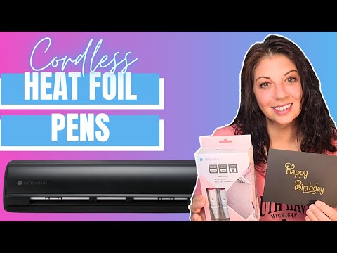 Видео: Первый взгляд на термофольгированную ручку Silhouette Cameo 5 🔥