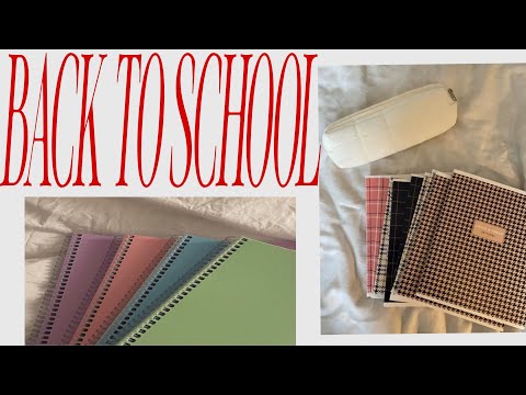 Видео: BACK TO SCHOOL || покупка канцелярии  