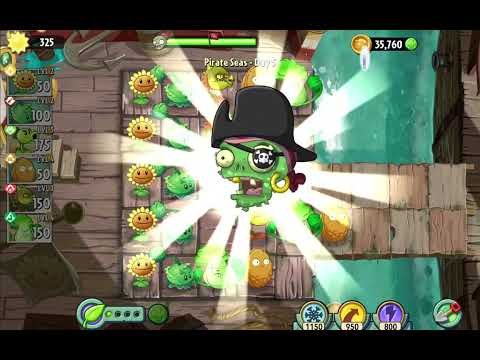 Видео: Plants vs Zombies 2: Pirate Seas — прохождение игры, часть 2