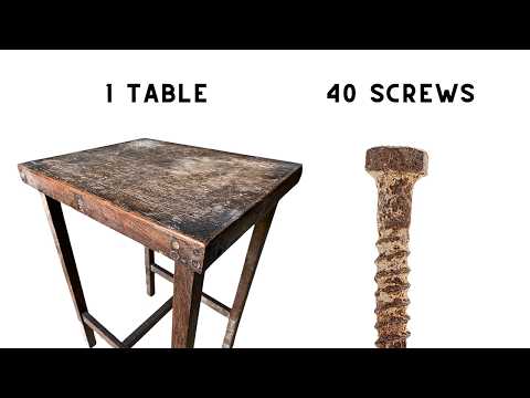 Видео: Я беру на себя 40 ржавых шурупов. Спойлер: я побеждаю.