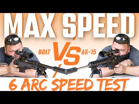 Видео: 6 Тест ARC MAX SPEED | Болтовое действие против AR-15
